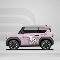 [HỎA TỐC] Sticker Tem Dán Decal Xe VF3 Mẫu Kitty cute In Hình Theo Yêu Cầu IB Shop Temxe.Net 8