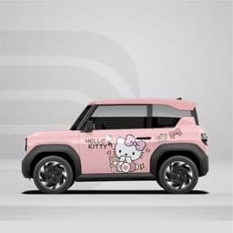 [HỎA TỐC] Sticker Tem Dán Decal Xe VF3 Mẫu Kitty cute In Hình Theo Yêu Cầu IB Shop Temxe.Net 7
