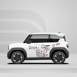 [HỎA TỐC] Sticker Tem Dán Decal Xe VF3 Mẫu Kitty cute In Hình Theo Yêu Cầu IB Shop Temxe.Net 2