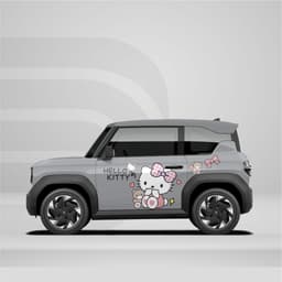 [HỎA TỐC] Sticker Tem Dán Decal Xe VF3 Mẫu Kitty cute In Hình Theo Yêu Cầu IB Shop Temxe.Net 4