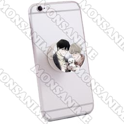 Giá đỡ điện thoại pop socket NON ZERO SUM  in hình boylove manhwa chibi tiện lợi xinh xắn 5
