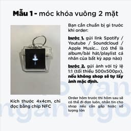 móc khóa spotify/AM NFC theo yêu cầu quét trực tiếp 7