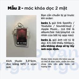 móc khóa spotify/AM NFC theo yêu cầu quét trực tiếp 8