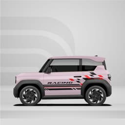 [HỎA TỐC] Sticker Tem Dán Decal Xe VF3 Mẫu Racing In Hình Theo Yêu Cầu IB SHOP Temxe.Net 3
