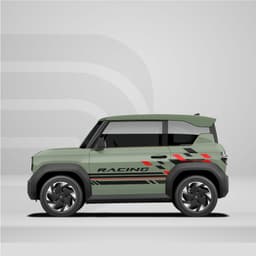 [HỎA TỐC] Sticker Tem Dán Decal Xe VF3 Mẫu Racing In Hình Theo Yêu Cầu IB SHOP Temxe.Net 6