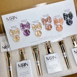 Sét sơn gel nhũ xà cừ 6 màu MDN - Chính Hãng 2