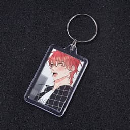 ( VUÔNG ) Móc khóa mica IN HÌNH HONEY TROUBLE anime chibi xinh xắn tiện lợi dễ thương 2