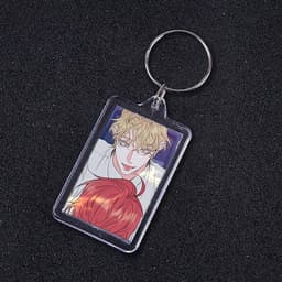 ( VUÔNG ) Móc khóa mica IN HÌNH HONEY TROUBLE anime chibi xinh xắn tiện lợi dễ thương 3