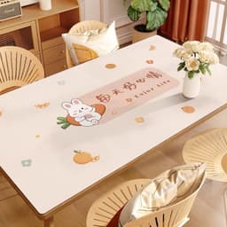 Thảm trải bàn máy tính Thảm trải bàn chống dầu da PU - Tee Mee 3