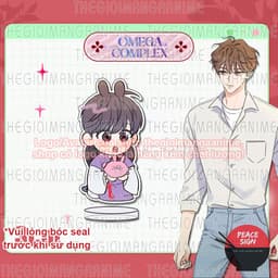 (mua 1 tặng 1) (3cm) Mô hình Standee OMEGA COMPLEX in hình tượng mica acrylic trang trí anime chibi 3