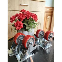 [KKTHN] Bánh Xe PU 100 Cực Bền Hàng Đẹp Loại 1 2