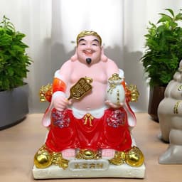 Bộ tượng thần tài Rồng Việt cao cấp màu đỏ, phù hợp cho gia chủ mệnh Hoả, Thổ. 6
