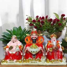 Bộ tượng thần tài Rồng Việt cao cấp màu đỏ, phù hợp cho gia chủ mệnh Hoả, Thổ. 9