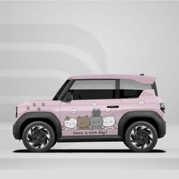 [HỎA TỐC] Sticker Tem Dán Decal Xe VF3 Mẫu Cute In Hình Theo Yêu Cầu IB Shop Temxe.Net 4
