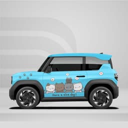 [HỎA TỐC] Sticker Tem Dán Decal Xe VF3 Mẫu Cute In Hình Theo Yêu Cầu IB Shop Temxe.Net 5