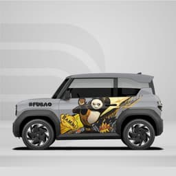 [HỎA TỐC] Sticker Tem Dán Decal Xe VF3 Mẫu Gấu Trúc Panda In Theo Yêu Cầu IB Shop Temxe.Net 7
