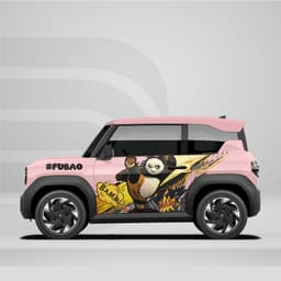 [HỎA TỐC] Sticker Tem Dán Decal Xe VF3 Mẫu Gấu Trúc Panda In Theo Yêu Cầu IB Shop Temxe.Net 1