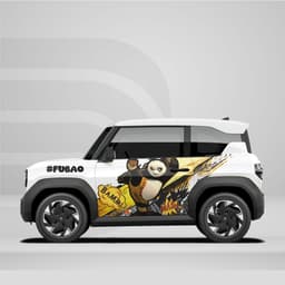 [HỎA TỐC] Sticker Tem Dán Decal Xe VF3 Mẫu Gấu Trúc Panda In Theo Yêu Cầu IB Shop Temxe.Net 2