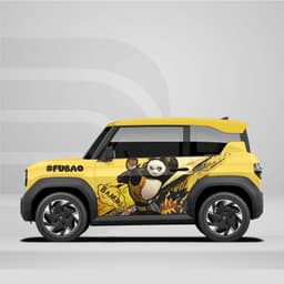 [HỎA TỐC] Sticker Tem Dán Decal Xe VF3 Mẫu Gấu Trúc Panda In Theo Yêu Cầu IB Shop Temxe.Net 3