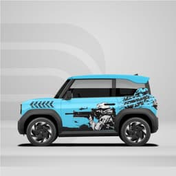 [HỎA TỐC] Tem dán xe VF3 cao cấp - Decal Sticker trang trí 2 bên xe, màu sắc nổi bật, thẩm mỹ và bền bỉ. Temxe.Net 5