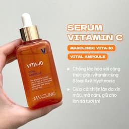 Tinh Chất Dưỡng Sáng Da Mờ Thâm Maxclinic Vita-10 Vital Ampoule 100ml 4