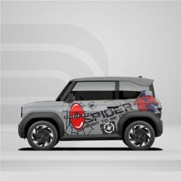 [HỎA TỐC] Sticker Tem Dán Decal Xe VF3 Spider Man In Hình Theo Yêu Cầu IB Shop Temxe.Net 3