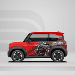 [HỎA TỐC] Sticker Tem Dán Decal Xe VF3 Hình Chiến Binh Vking In Hình Theo Yêu Cầu IB Shop Temxe.Net 1