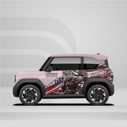[HỎA TỐC] Sticker Tem Dán Decal Xe VF3 Hình Chiến Binh Vking In Hình Theo Yêu Cầu IB Shop Temxe.Net 6