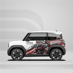 [HỎA TỐC] Sticker Tem Dán Decal Xe VF3 Hình Chiến Binh Vking In Hình Theo Yêu Cầu IB Shop Temxe.Net 8