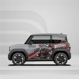 [HỎA TỐC] Sticker Tem Dán Decal Xe VF3 Hình Chiến Binh Vking In Hình Theo Yêu Cầu IB Shop Temxe.Net 2
