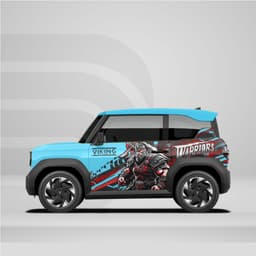[HỎA TỐC] Sticker Tem Dán Decal Xe VF3 Hình Chiến Binh Vking In Hình Theo Yêu Cầu IB Shop Temxe.Net 4