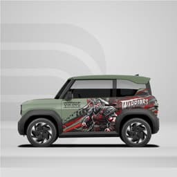 [HỎA TỐC] Sticker Tem Dán Decal Xe VF3 Hình Chiến Binh Vking In Hình Theo Yêu Cầu IB Shop Temxe.Net 3