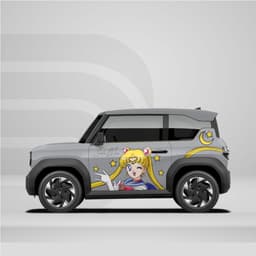 [HỎA TỐC] Sticker Tem Dán Decal Xe VF3  Hoạt Hình Cute In Hình Theo Yêu Cầu IB Shop Temxe.Net 7