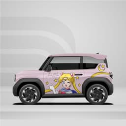 [HỎA TỐC] Sticker Tem Dán Decal Xe VF3  Hoạt Hình Cute In Hình Theo Yêu Cầu IB Shop Temxe.Net 3