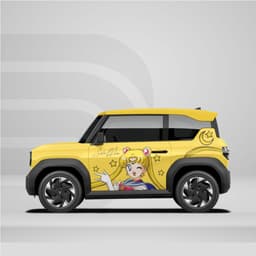 [HỎA TỐC] Sticker Tem Dán Decal Xe VF3  Hoạt Hình Cute In Hình Theo Yêu Cầu IB Shop Temxe.Net 2
