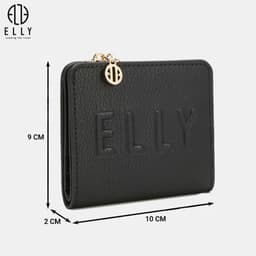 [Tặng hộp 20.10] Ví nữ cao cấp da thật ELLY EV88 ví cầm tay nhỏ gọn chính hãng 4