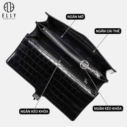 [Tặng hộp 20.10] Túi xách nữ thời trang ELLY EL323 đeo chéo đeo vai da tổng hợp cao cấp chính hãng 5