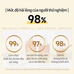 Tinh Chất Keo Ong Wellderma Propolis 1000 Energy Ampoule Hàn Quốc Cải Thiện Nếp Nhăn Lọ 50ml 4