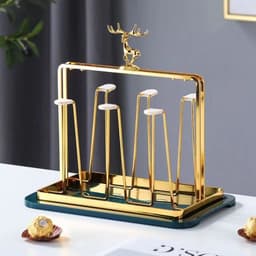 Khay Úp Cốc Hươu Vàng Kèm Bộ Hứng Nước Tiện Dụng Mẫu Mã Sang Trọng Hiện Đại 5