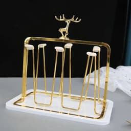 Khay Úp Cốc Hươu Vàng Kèm Bộ Hứng Nước Tiện Dụng Mẫu Mã Sang Trọng Hiện Đại 6