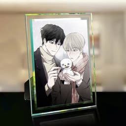 (Kèm ảnh) Khung kính in hình NON ZERO SUM BL quà tặng chibi trang trí để bàn 2 size 3