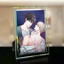 (Kèm ảnh) Khung kính in hình NON ZERO SUM BL quà tặng chibi trang trí để bàn 2 size 5