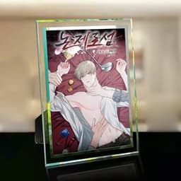 (Kèm ảnh) Khung kính in hình NON ZERO SUM BL quà tặng chibi trang trí để bàn 2 size 2