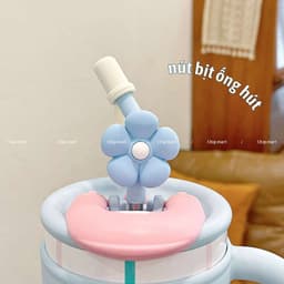 VINBEO Ly Giữ Nhiệt Inox 316L In Hình Động Vật 1200ml Có Ống Hút, Lưới Lọc Trà, Quai Xách Phong Cách Hàn Quốc LY001 5