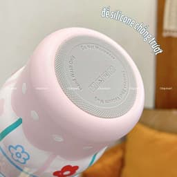 VINBEO Ly Giữ Nhiệt Inox 316L In Hình Động Vật 1200ml Có Ống Hút, Lưới Lọc Trà, Quai Xách Phong Cách Hàn Quốc LY001 9