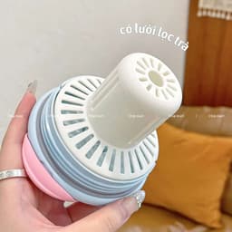 VINBEO Ly Giữ Nhiệt Inox 316L In Hình Động Vật 1200ml Có Ống Hút, Lưới Lọc Trà, Quai Xách Phong Cách Hàn Quốc LY001 7