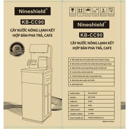 Cây Nước Nóng Thông Minh Kết Hợp Bàn Pha Trà, Coffe Nineshield KB-CC90- Bảo Hành 12 Tháng 7