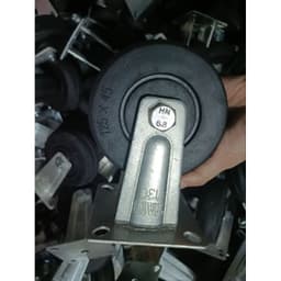 [KKTHN] Bánh Cao Su Đường Kính 125mm Cố Định, Xoay, Xoay Có Khoá Cho Xe Bánh Mì, Xe Nước Mía, Xe Đẩy Hàng, Xe Tự Chế 2