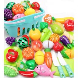 Đồ chơi cắt hoa quả - rau củ nhựa cho bé 9