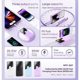 Pin Dự Phòng Sạc Nhanh 22.5W Remax RPP-667 20.000mah và Remax RPP-616 10.000mah 2